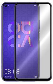 Скрийн протектори Скрийн протектори за Huawei Скрийн протектор от закалено стъкло за 3D FULL SCREEN  Full Glue напълно залепващ за Huawei Nova 5T YAL-L21 с черен кант